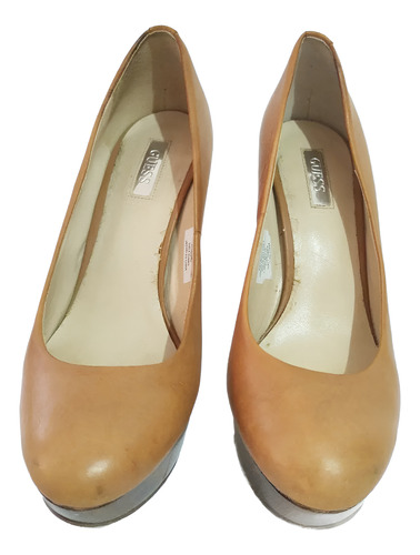 Zapatos Tacos Plataforma Guess T.38 Estilo Gacel Oferta (Usado)