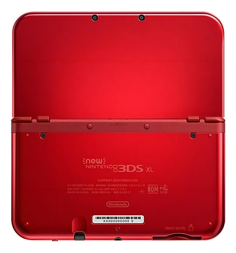 Nintendo New 3DS XL Standard cor vermelho-metálico - Bom (Recondicionado)