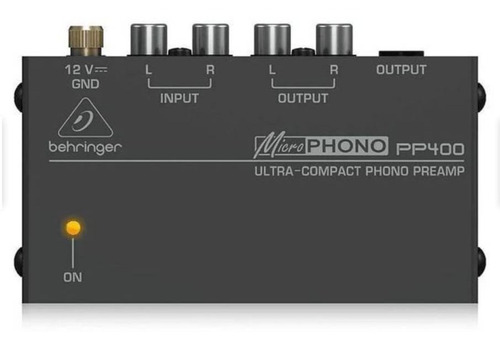 Preamplificador Tornamesa Behringer  Pp400