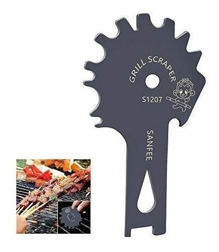 Parrilla Raspador Barbeque Grill Cleaner Acero Inoxidable Co