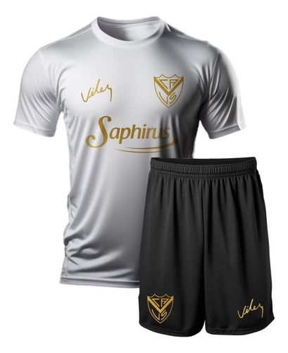 Conjunto Deportivo Remera Y Short Varios Equipos Fútbol Oro