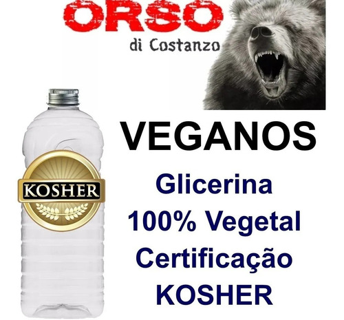 Glicerina Vegetal Bidestilada Usp Kosher Halal Vegana 5 Kg