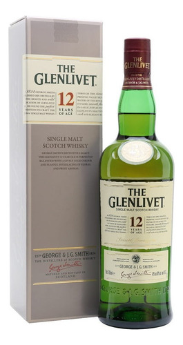 Whisky The Glenlivet 12 Años Litro