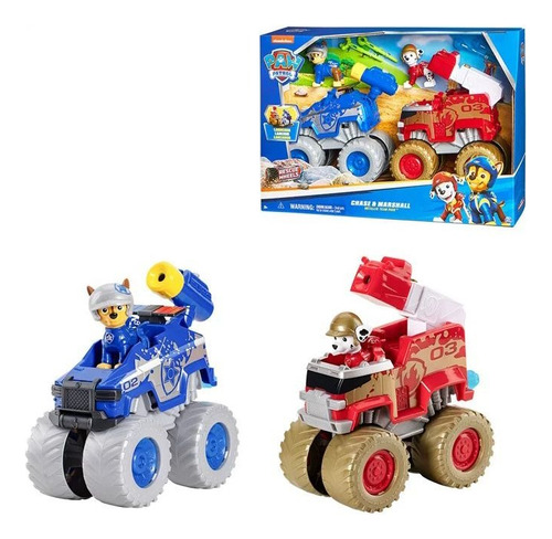 Ruedas De Rescate De La Patrulla Canina Chase Y Marshall