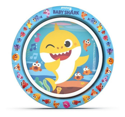 Baby Shark Plato Hondo Cerealero Bowl Original