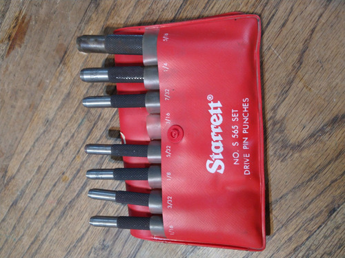Starrett Juego De Botadores 7 Pzs. Si 565 No Mitutoyo Urrea (Usado)