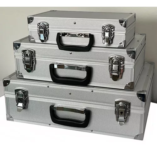 Maletín Aluminio X 3 * Reforzado* Caja Porta Herramientas