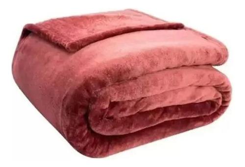 Cobertor Queen Camesa Neo Velour Soft 300g Liso 2,20x2,40m Cor Vinho Velour 300g