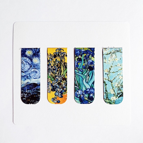 Kit 4 Marcadores De Páginas Magnéticos Artesanais Exclusivos