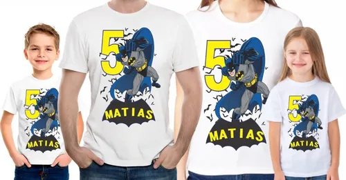 Camisas de batman para cumpleaños hotsell