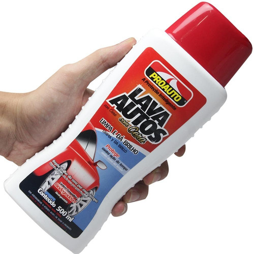 Lava Autos Com Cera 500ml Proauto Com Carnaúba