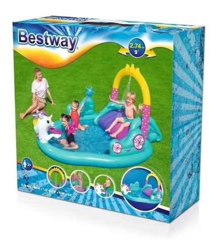 Centro De Juegos Acuatico Unicornio Magico Bestway Art 53097