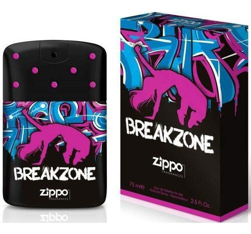 Perfume Zippo Breakzone Feminino Edt 75 Ml
