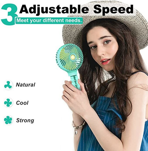 With Flexible TriPod - 360 Portable Giratorio Ventilador