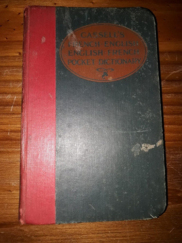 Diccionario Francés Inglés Ed 1910* Antiguo Coleccionistas* 