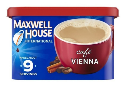 Café Maxwel House Instantáneo Vienna, 256g *importado*