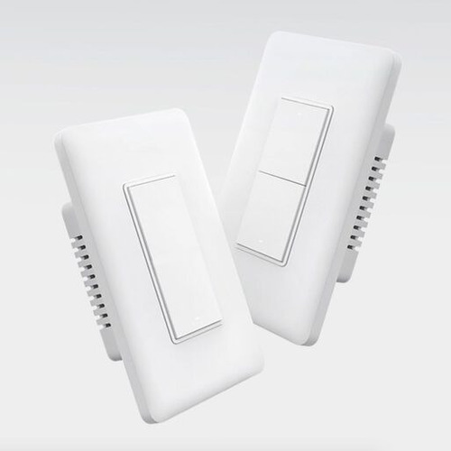Imagen 4 de 5 de Aqara Interruptor Doble Sin Neutro Homekit, Alexa & Google