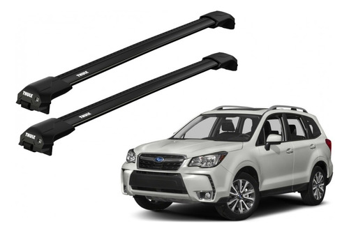 Barras Thule Subaru Forester 19- Re / Edge Flush Black