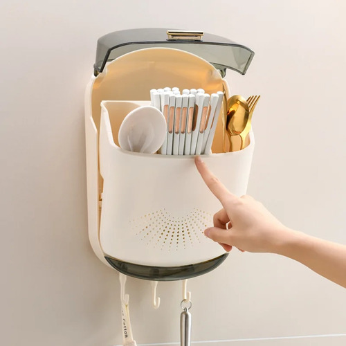 Caja De Almacenamiento Para Cubiertos De Cocina Montada En L