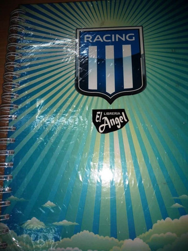 Cuaderno Racing Tapa Dura 96 Hojas Rayado