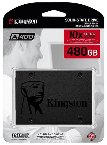 Disco Estado Solido Ssd Kingston 480gb A400 10x