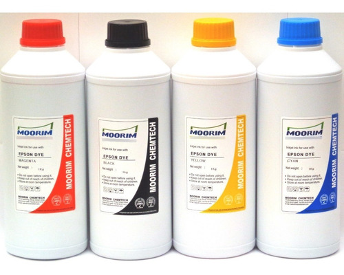 6 Litros De Tinta Marca Moorim Tipo Dye Compatible Con Epson