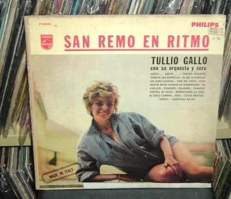 Tulio Gallo San Remo En Ritmo Vinilo Argentino