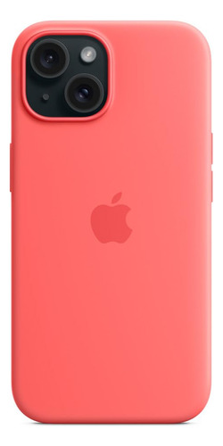 Capa Para Celular Apple iPhone 15 De Silicone Com Goiaba Mag