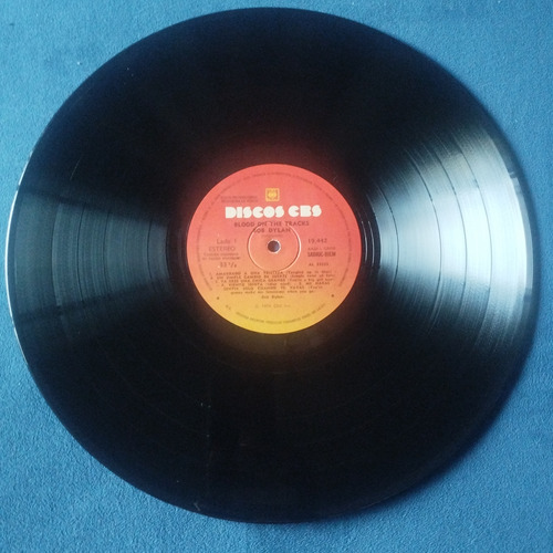 Bob Dylan Blood On The Tracks Disco De Vinilo Promo Nac. (Usado)