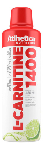 L-carnitine 1400 480ml - Pro Series - Atlhetica Nutrition - Sabor limon