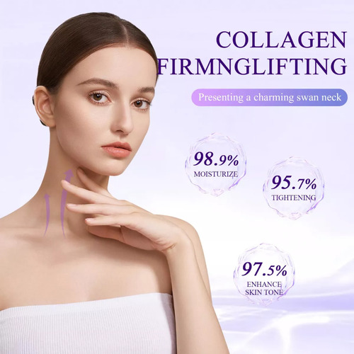 2 Pieces Collagen Firming Neck Cream, Wrinkles