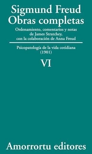 Obras Completas Tomo Vi - Freud Sigmund (libro) - Nuevo