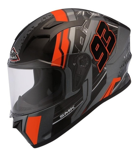 Imagen 1 de 10 de Casco Smk Stellar Swank 93 Marquez Nuevo Modelo Moto Delta