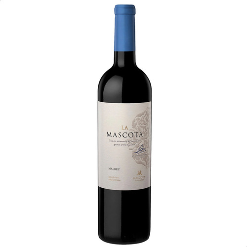 Vino tinto Malbec La Mascota 750 ml pack x 3 u