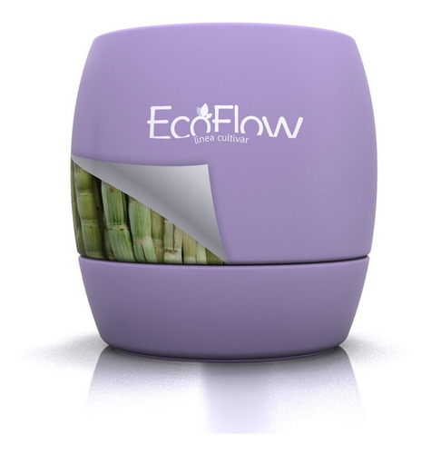 Maceta Eco Flow Autorregable Color Lila