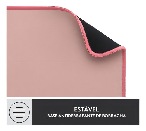 Logitech Desk Mat Studio Series Rosa Pad Mouse 70cm X 30cm
