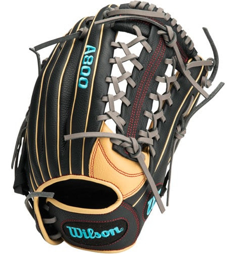 Guante Beisbol Wilson A800 Negro Crema 12.5 In Juvenil