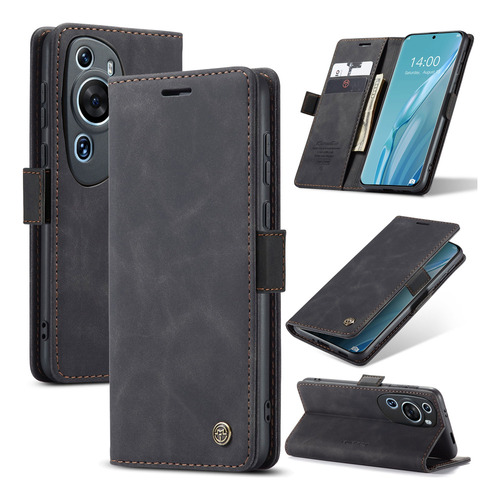 Funda De Piel Caseme 013 Para Huawei P60 Art