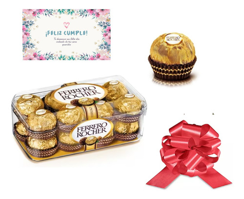 Chocolates Ferrero De Regalo Y Decicatoria Cumpleaños