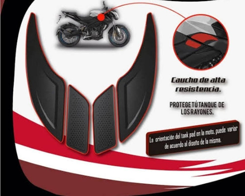 Protector De Tanque Lateral Para Moto - Stop Grip 