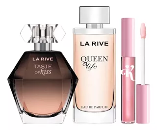 Kit La Rive Feminino Queen Of Life, Taste Of Kiss, Gloss Karen Bachini + Mimo