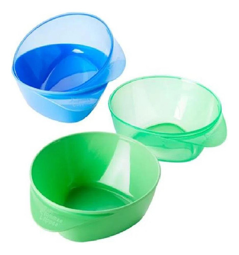 Kit 4 Pratos Fundos Easy Scoop Azul - Tommee Tippee