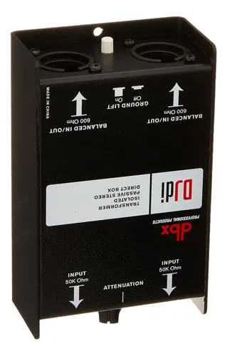 dbx DJDI 2chパッシブDI BOX Direct Box Passivo Dbx Djdi De 2 Canais Com Mixer | MercadoLivre