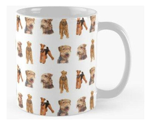 Taza Amor Por Los Airedale Terriers Calidad Premium