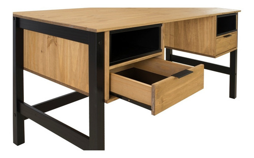 Imagen 7 de 7 de Escritorio Con Cajones - Madera - Mesa Pc - Oficina - Lcm