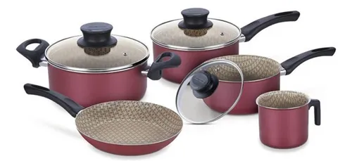 Juego de utensilios de cocina antiadherentes Tramontina Paris, juego de 5 piezas