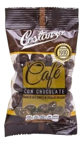 Granos De Café Cubierto Con Chocolate Costanzo 500g 
