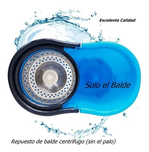 Imagen 3 de 6 de Repuesto Balde Centrifugo Para Mopa Spin Mop Sin El Palo