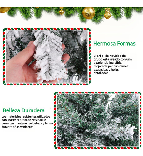 Árvore De Natal Decorativa De Cedro 1,6 M Artificial Espessa