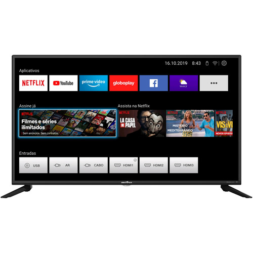 Smart Tv 42'' Full Hd Wifi Netflix Btv42g70 Britania Bivolt